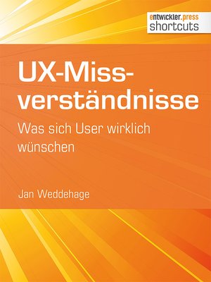 cover image of UX-Missverständnisse